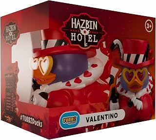 TUBBZ Box-Ausgabe: Hazbin Hotel – Valentino Cosplaying Gummiente Vinylfigur – Offizielle Sammelfigur für Fans von Hellaverse