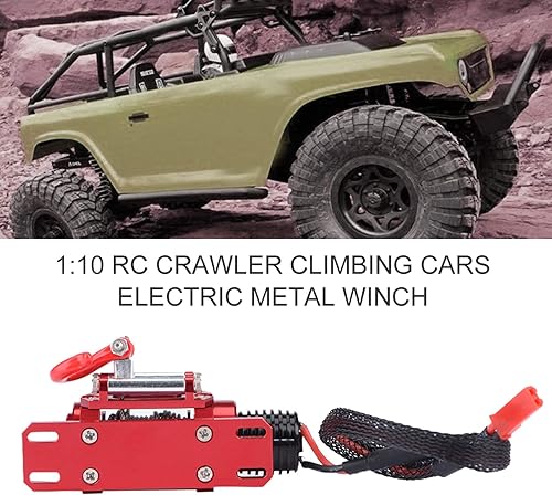 Miniatura 5 de Tbest Rastreador de coche RC con controlador de cabrestante - 110 Escala RC Modelo Vehículo Accesorio