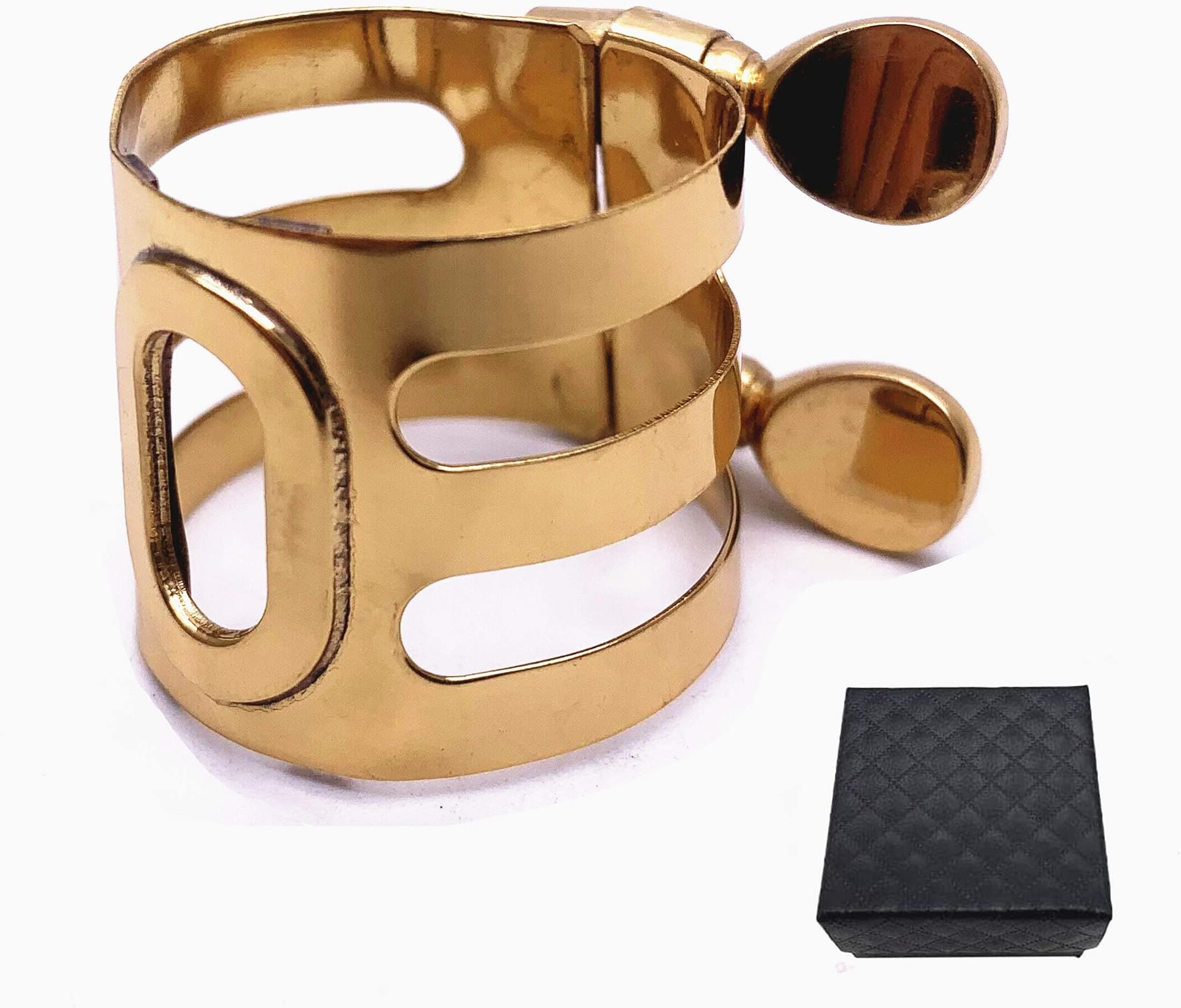 Copper Saxophone Mouthpiece Ligature – Alto Sax Ligature Fastener With Adjustable Screw