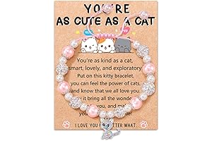 Kitty Cat Pendant Bracelet for Girls Cat Girfs for Cat Lovers