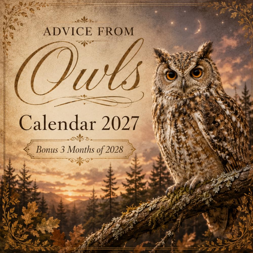 Advice from Owls Calendar: Jan 2027-Mar 2028 Planner