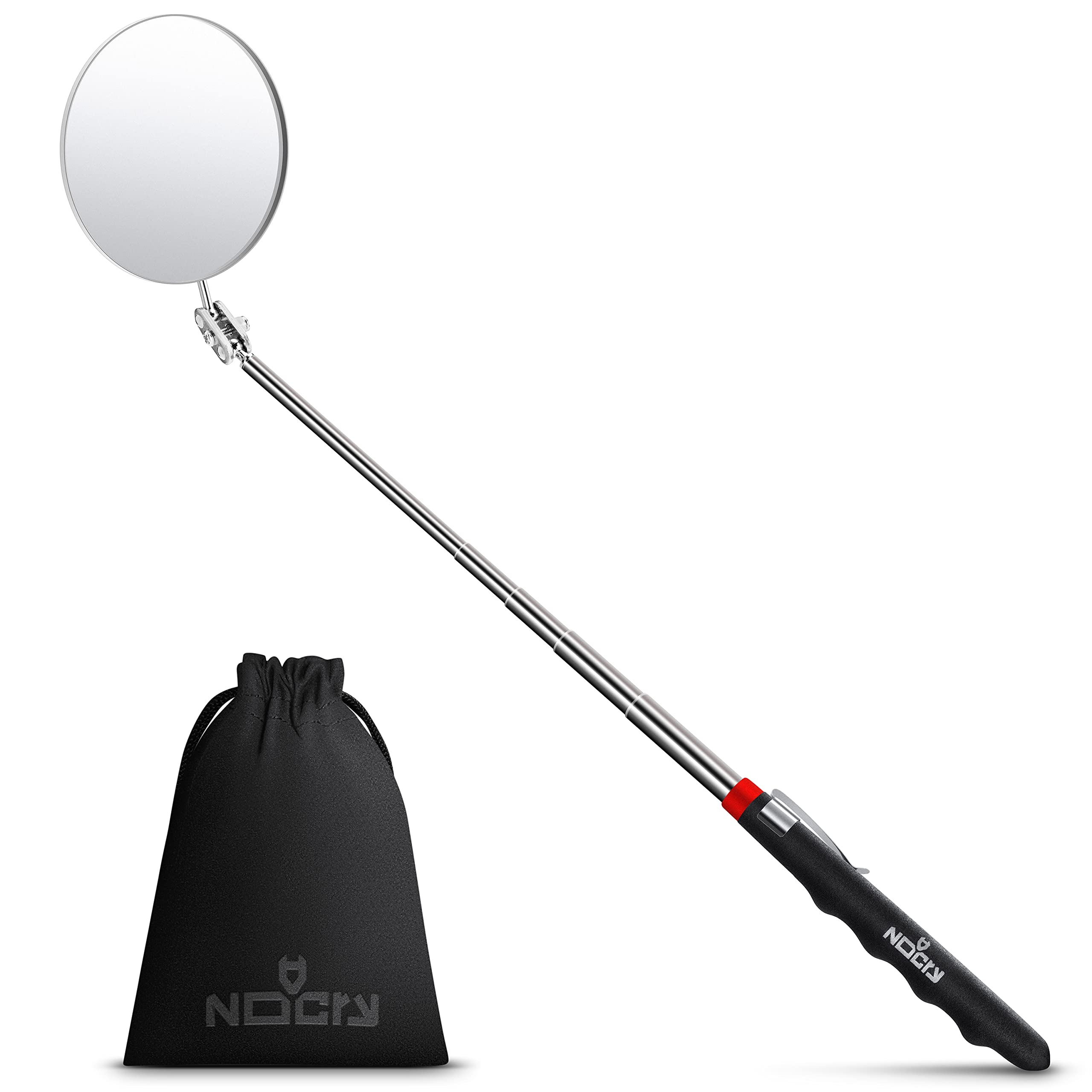 Buy NoCry Heavy Duty Telescoping Inspection Mirror — 3.23 Inch Round