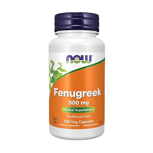 NOW Foods Supplements, Fenugreek (Trigonella foenum-graecum) 500 mg, Herbal Supplement,