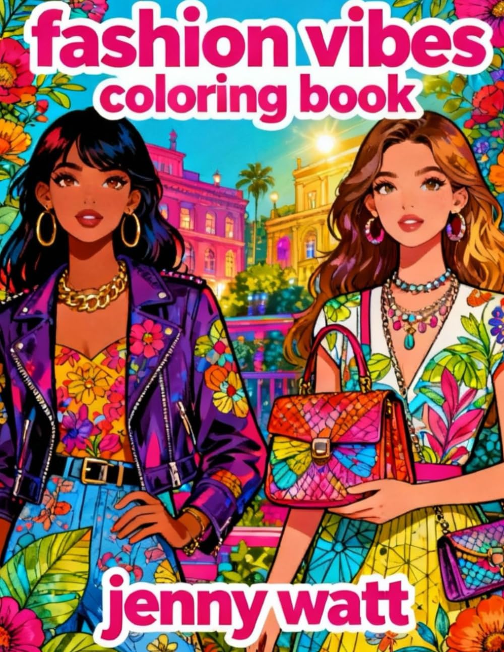 Fashion Coloring Book for Teens: Trendy Outfits, Hairstyles, and Accessories to Color