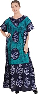 Onekbhalo Women Batik Kaftan Cotton Night Suit Night Dress Long Caftan Nighty Maxi Price In India