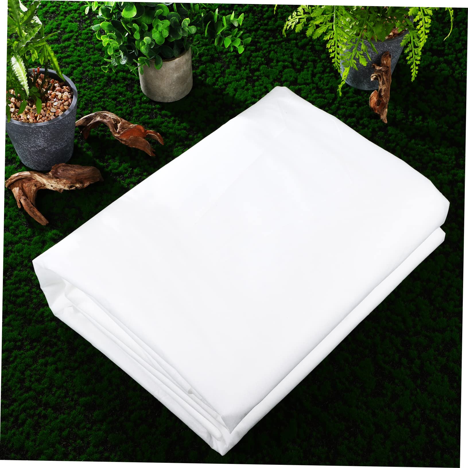 Toddmomy Copertura per Piante Inverno 2 Pezzi Non Tessuto Bianco | Protezione dal Freddo, Confezione Doppia, Copri Piante Inverno per Balcone
