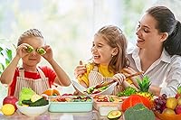 Vista 6 de MINCOCO Bento - Lonchera a prueba de derrames, ecológica, contenedor de almacenamiento de alimentos con una gran bolsa de almuerzo, tarro de salsa