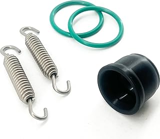 Expansion Chamber to Silencer Coupler Seal and Spring Kit for 50 cc KTM SX50 Euro 2-Stroke Exhaust Pipe Fits KTM SX 50SX '02+, Husqvarna TC TC50 '17+, GasGas MC MC50 '21+ OEM # 45105057000 17/20mm
