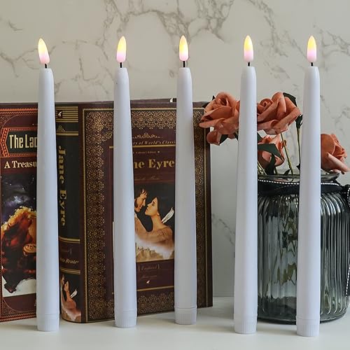 Miniatura 6 de DRomance - Velas alargadas decorativas sin llama, con control remoto y temporizador