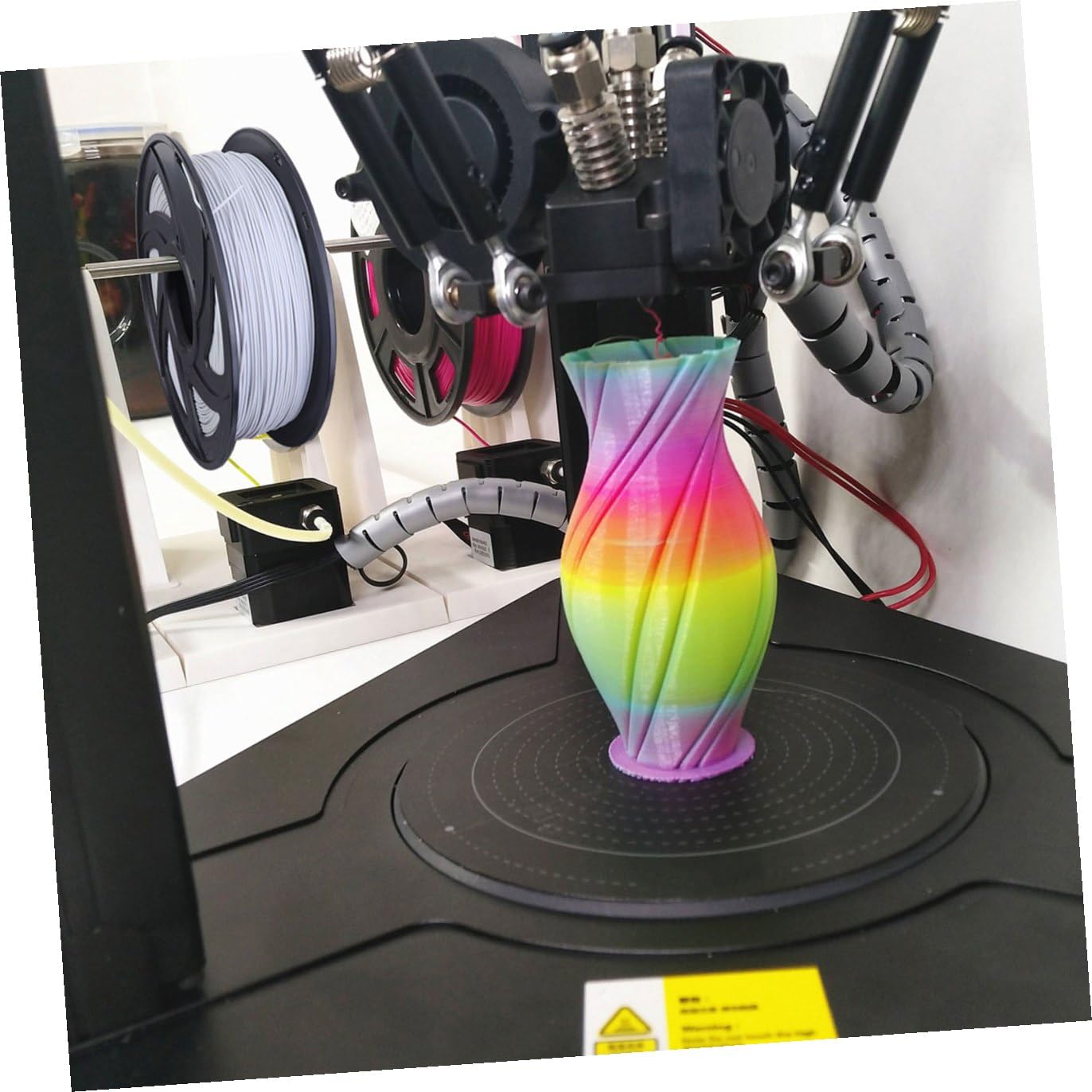 Cabilock Filament Drucker Pla-seidenfilament Glänzendes Druckmaterial Maßgenauigkeit Kompatibel ohne Heizbett
