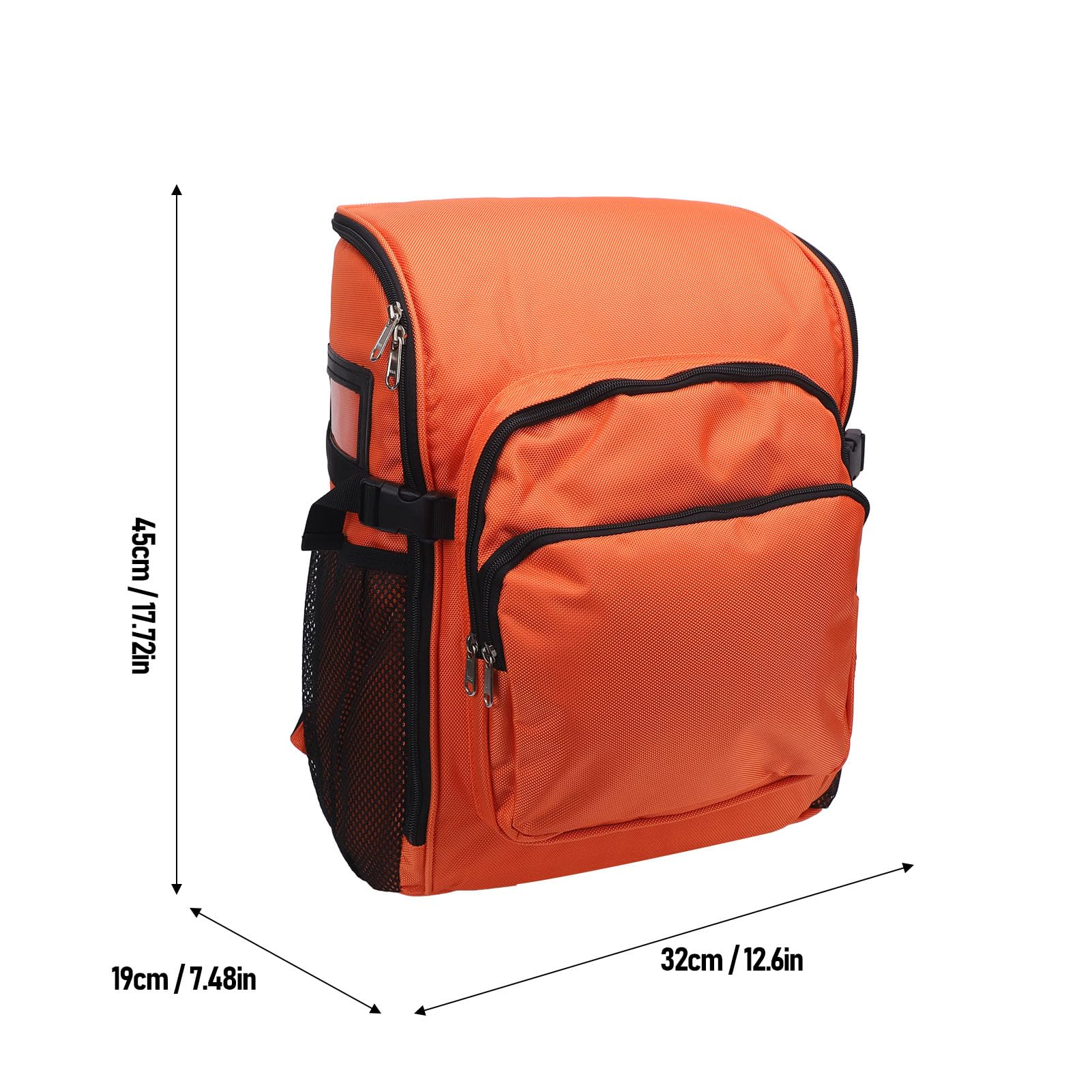 Duży Plecak na Narzędzia do Czyszczenia 1000D Oxford Torba Przeciw Rozpryskom z Miejscem do Przechowywania 45x32x19 Cm (ORANGE)