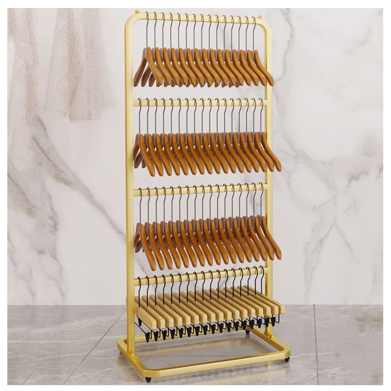 Support de rangement pour cintres et pantalons grand modèle