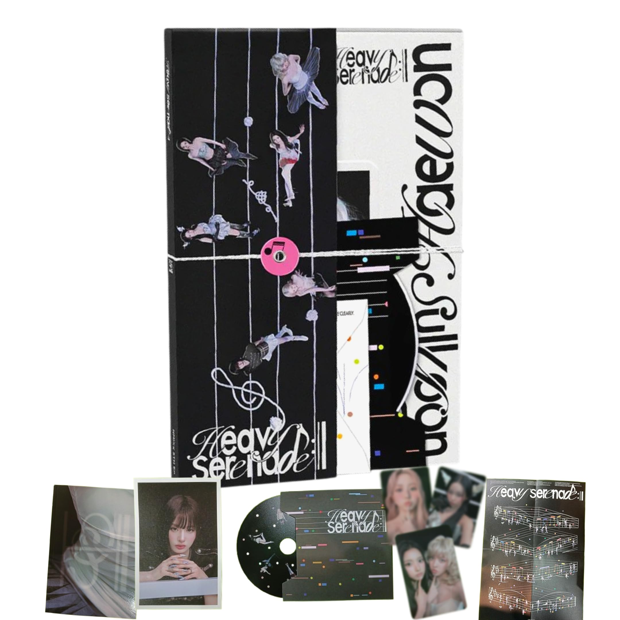 EP NMIXX Heavy Serenade álbum K-Pop versión Crescendo con CD