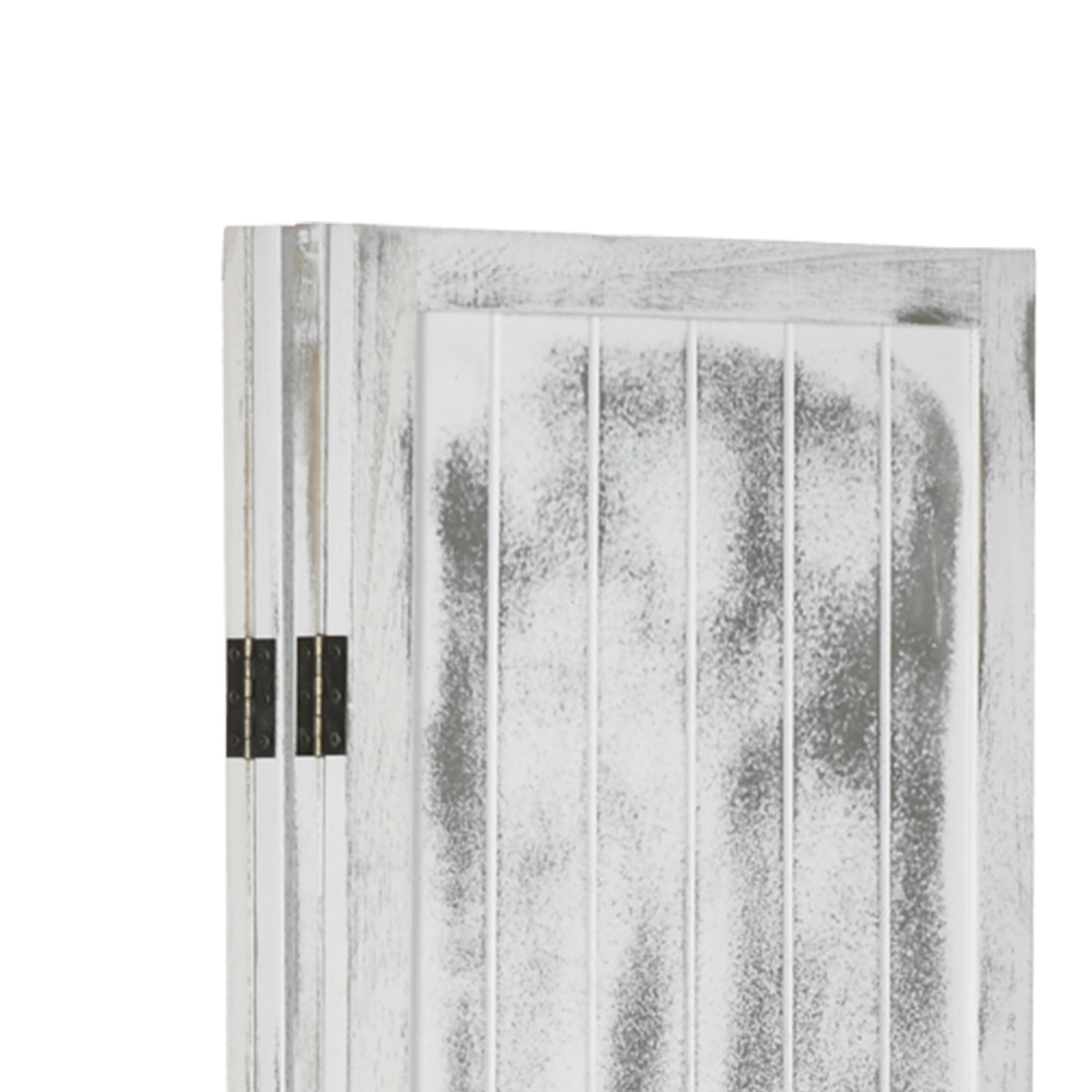 HOMCOM Biombo Plegable de 4 Paneles 160,5x170 cm Blanco | Separador de Ambientes, Divisor de Habitación, Decoración para Dormitorio, Sala, Cocina u Oficina
