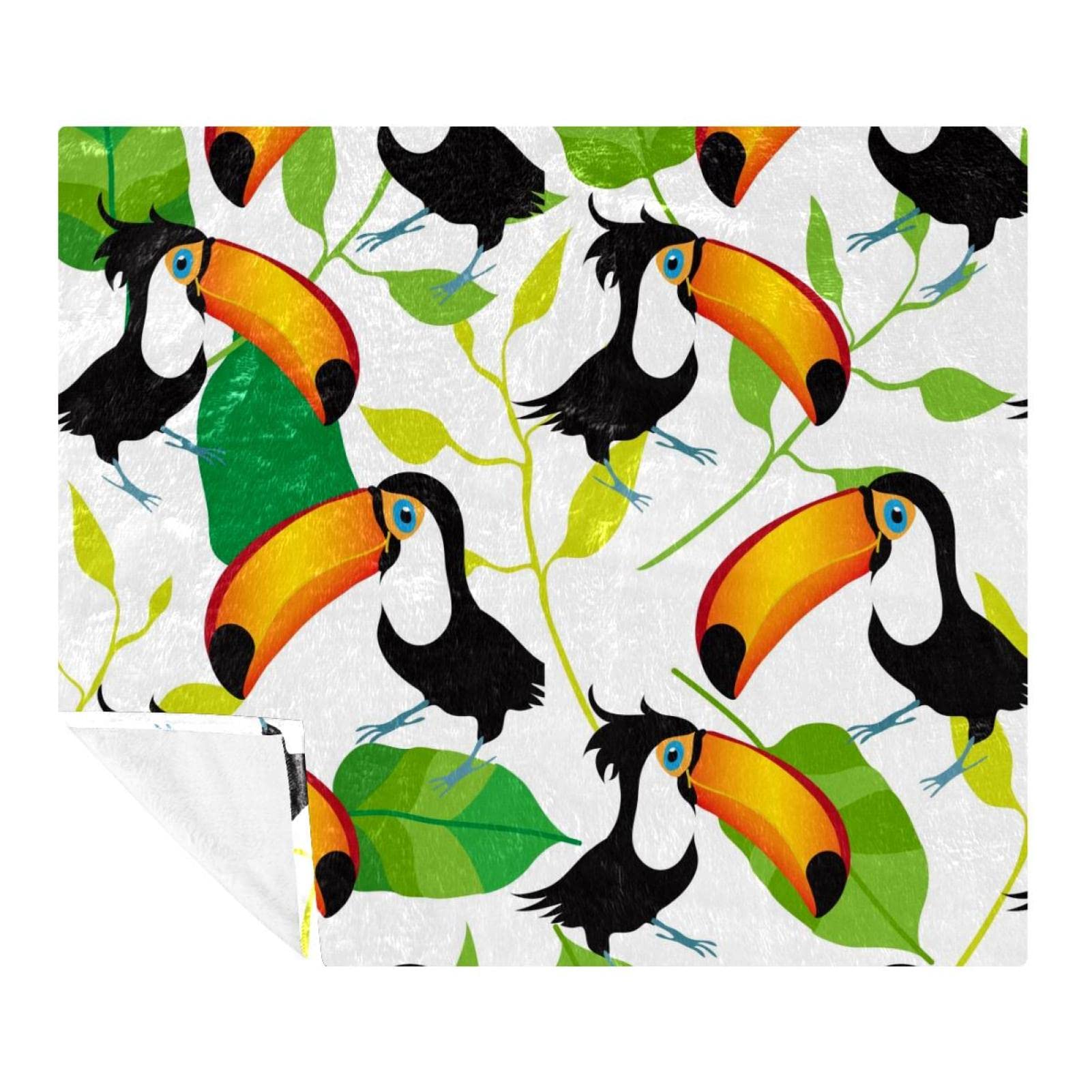 Couverture polaire oiseau : finissez-en avec les plaids lourds qui grattent sur le lit