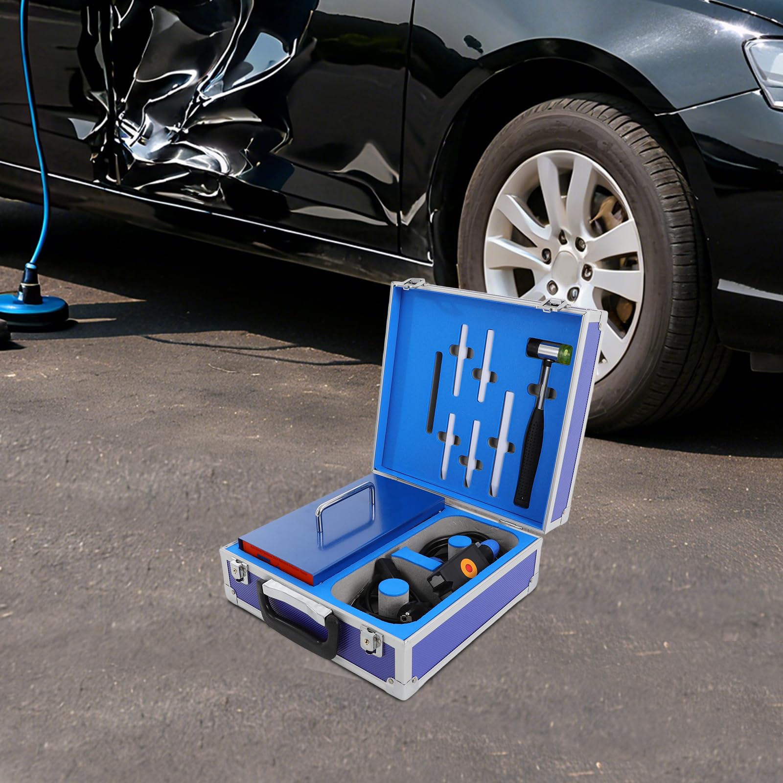 Kit di riparazione per ammaccature a induzione elettromagnetica | Kit di riparazione portatile per carrozzeria, 1000 W, 220 V, per riscaldamento a induzione