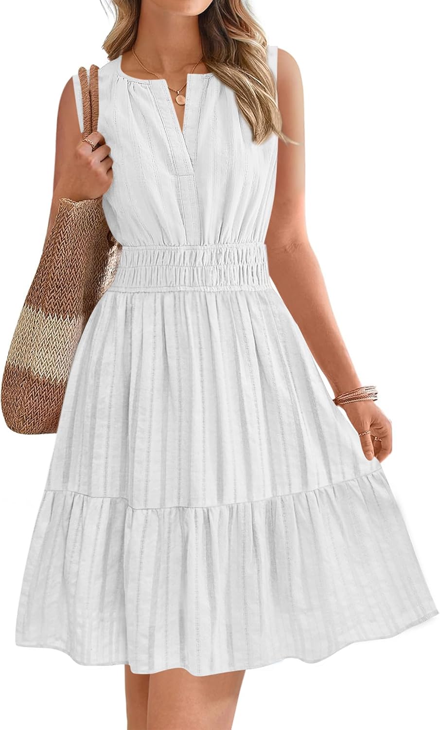 BTFBM Women Summer Dresses 2026 Casual Mini Dress Sleeveless V Neck Boho Beach Fashion Clothing A Line Dress Pockets