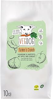 VEGDOG Farmer's Crunch Hypoallergenic Dry Food (10 kg) | Adult Dogs | Gluten and Soy Free | Low Purine | Complete Food for Allergy Sufferers with Potato Protein product image