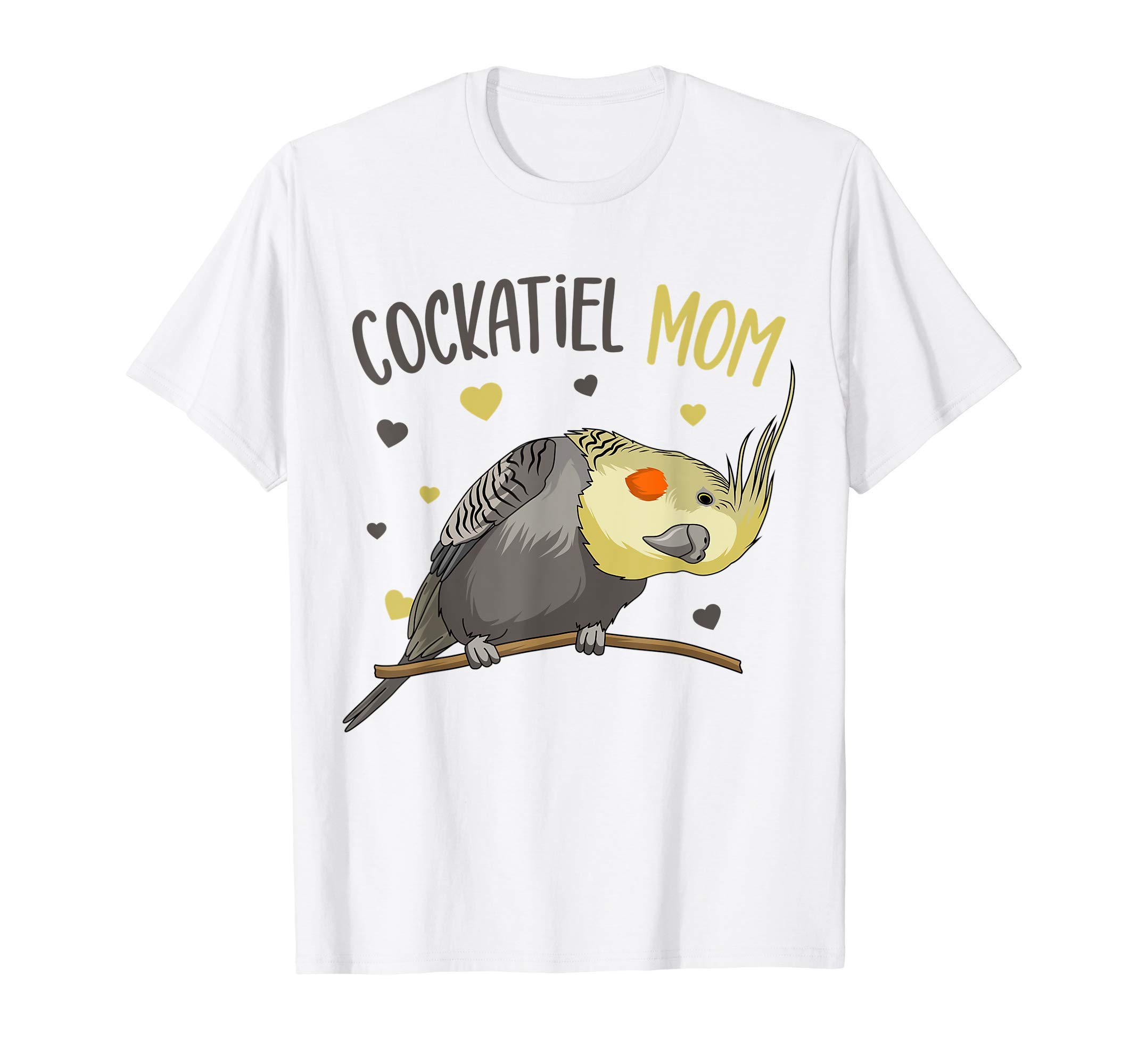 Cute Bird Lover Tees & Gift IdeasCockatiel Mom Funny Bird Lover Women T-ShirtOEKO-TEX STANDARD 100