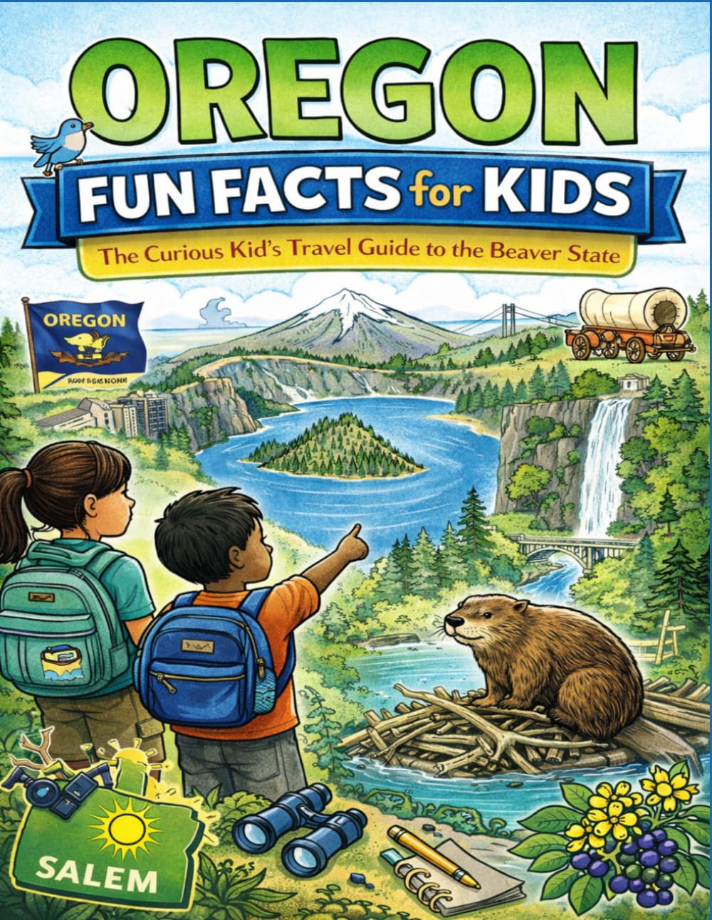 Oregon Fun Facts for Kids: The Curious Kid’s Travel Guide to the Beaver State (The 50 States Fun Facts for Kids Series)