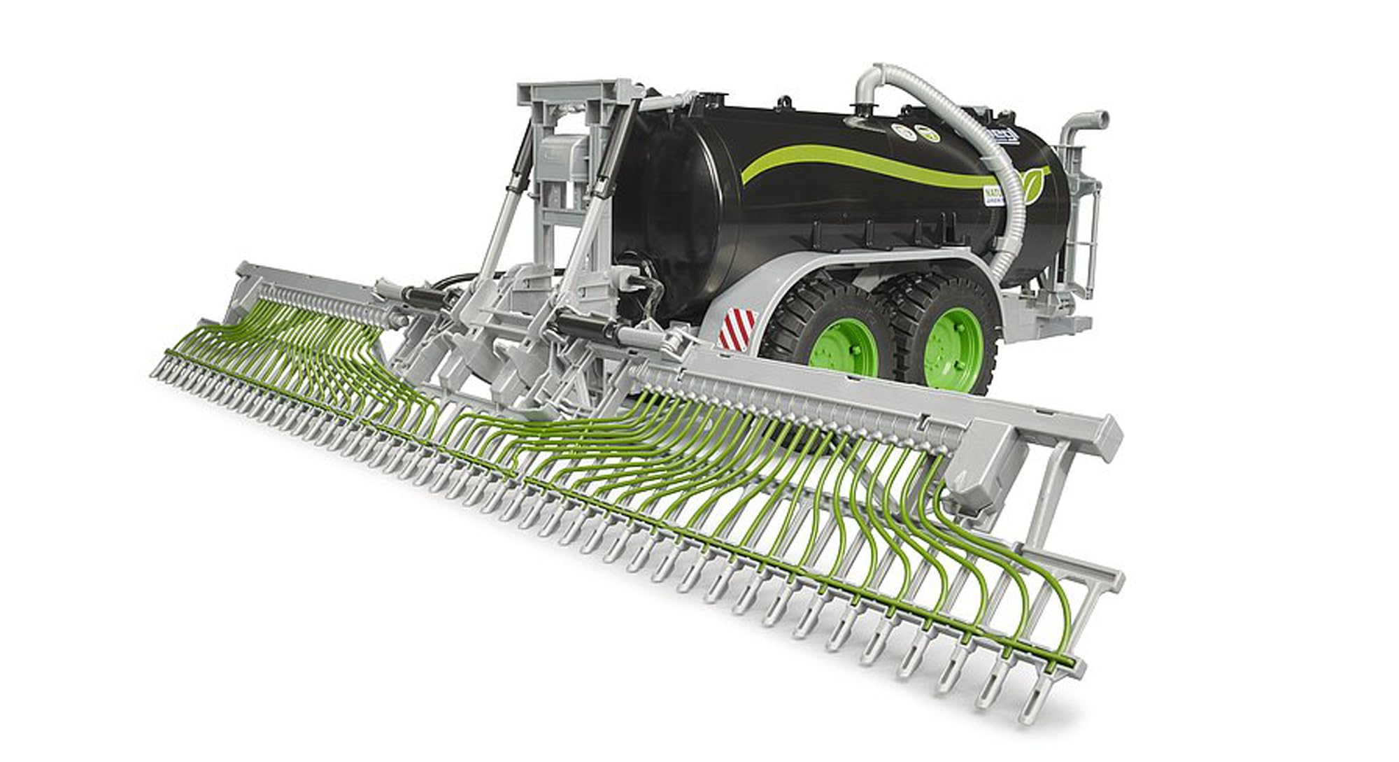 bruder - 02036 - Rimorchio a botte Fliegl con distributore di tubi di trascinamento - 1:16 cisterna per letame, botte per acqua, fattoria, veicoli agricoli, rimorchio, accessori per trattori