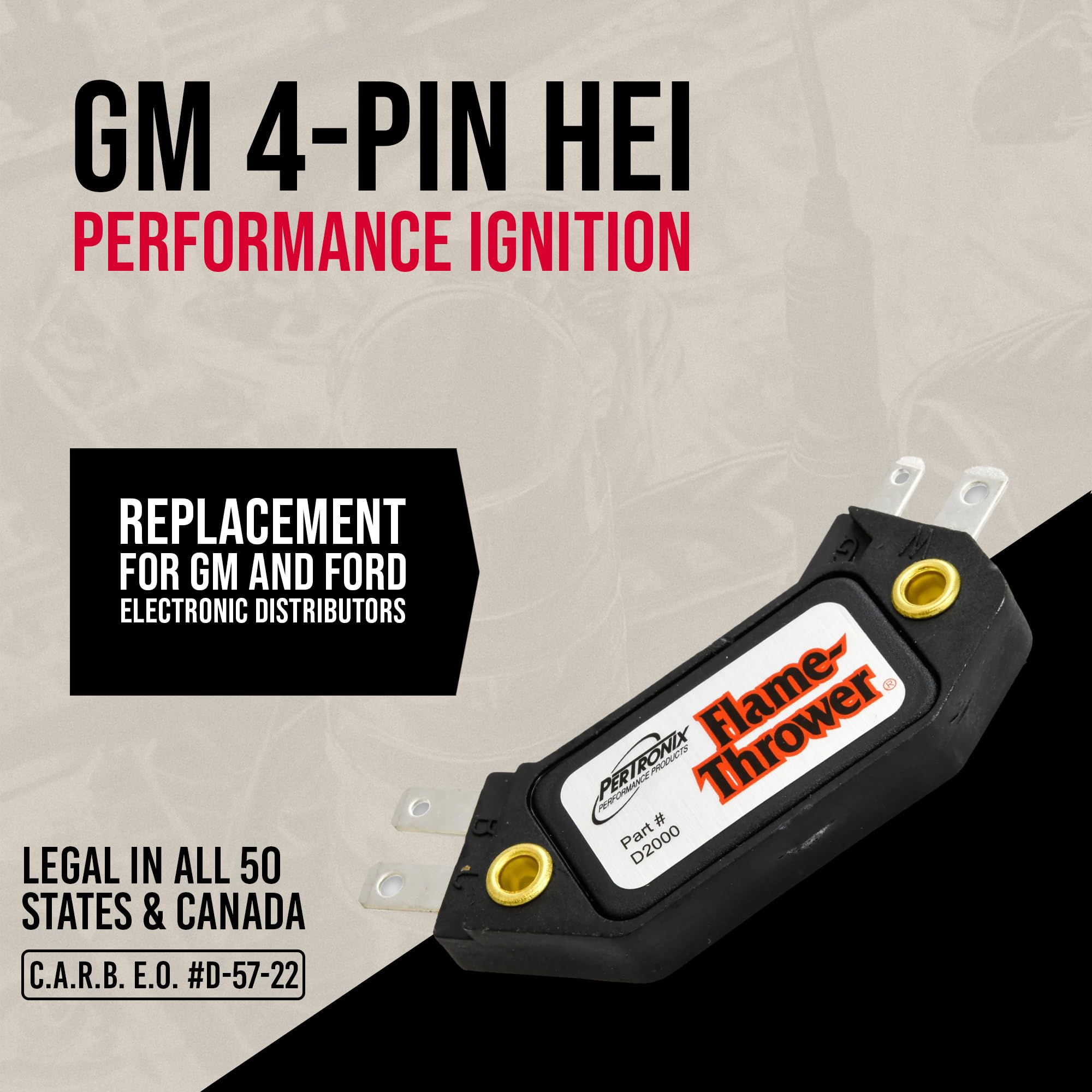 PerTronix D2000 Flame-Thrower HEI GM 4 Pin Module by Pertronix