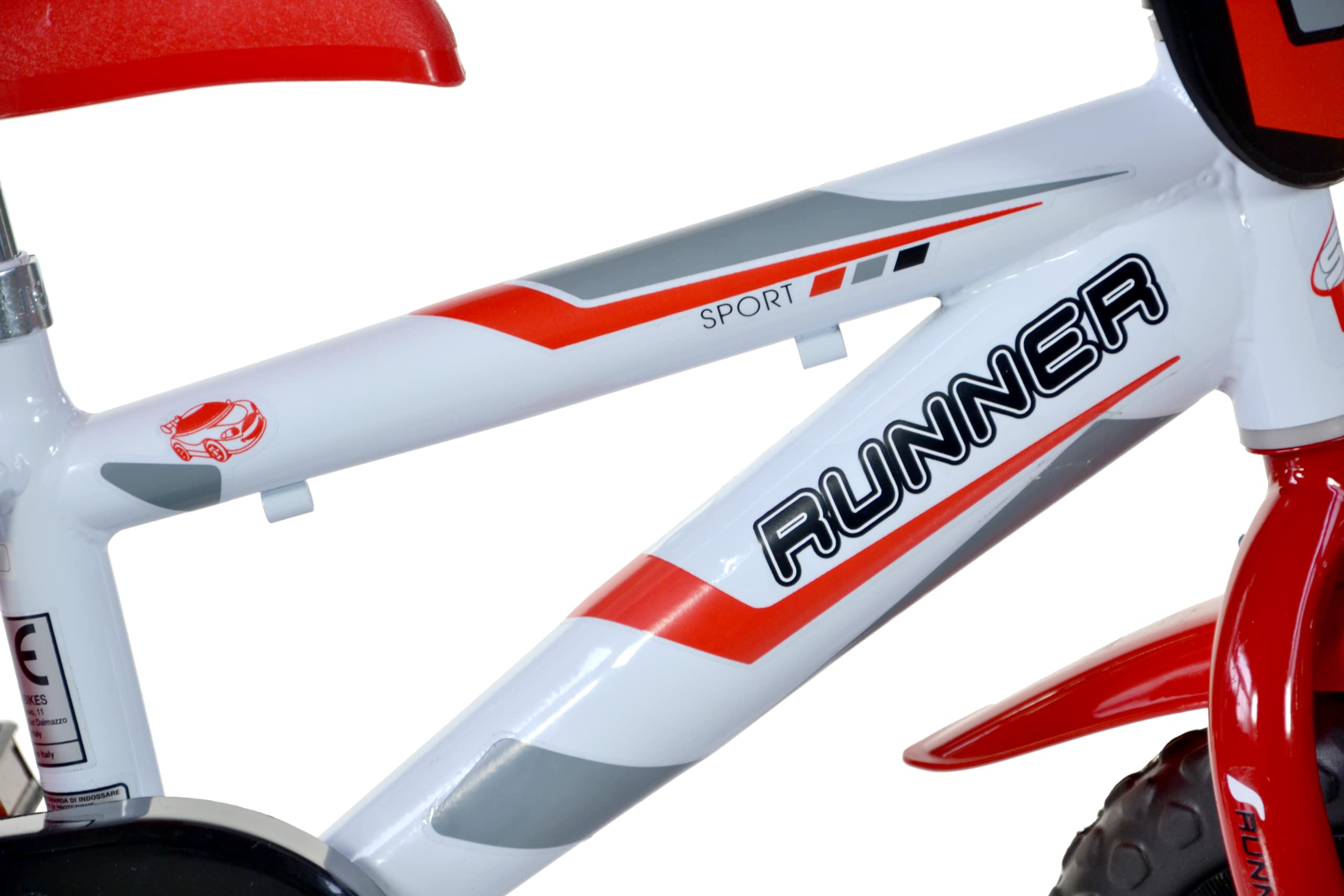 SCH Bici Runner, Bicicletta Bambino, Rosso, 12