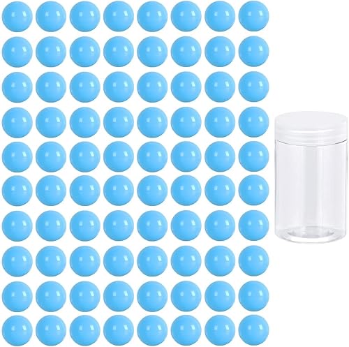 Witlans 80 bolas de repuesto para juego de damas chinas, canicas acrílicas de 0.551 pulgadas para cuadros chinos, carrera de canicas, juego de