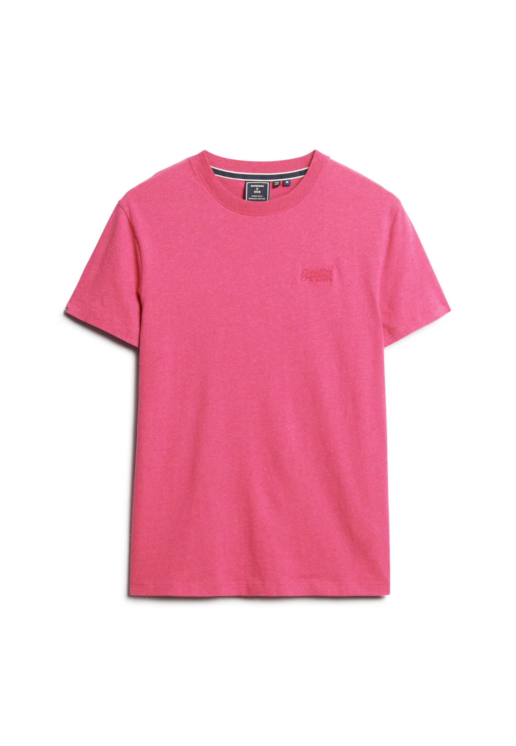 Superdry Men's Magenta Marl Vintage Logo Emb Tee T-Shirt, Xl