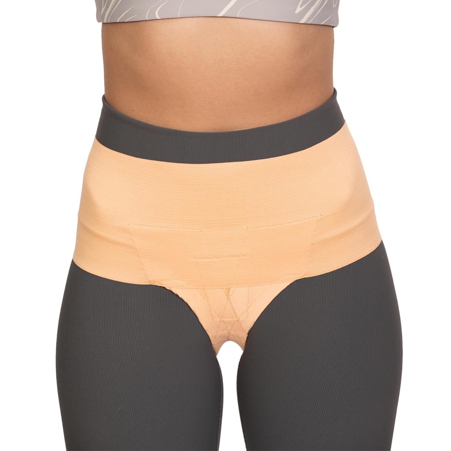 Femme Jock Patented Women’s Pelvic Floor Orthotic Support Belt ― Uterus Pain Relief Girdle for