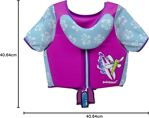 Vista 57 de SwimSchool Chalecos de entrenamiento de natación para niños pequeños de 2 a 6 años – Niños/niñas – Varios colores/estilos – Flotadores para aprender