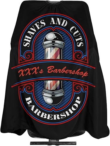Miniatura 13 de Capa de peluquero personalizada, Capa de salón para corte de pelo personalizada para hombres