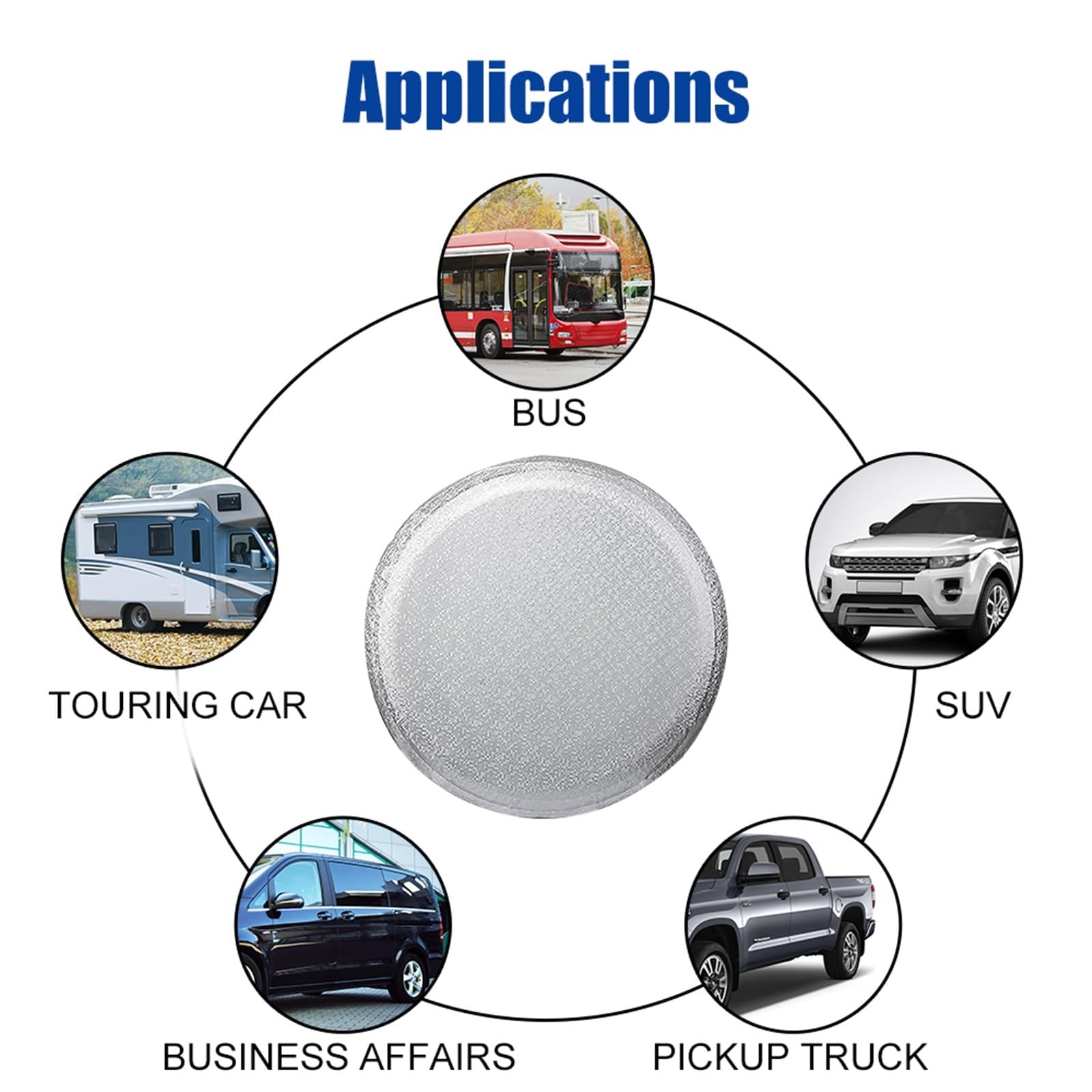 Borsa Pneumatici Copri Pneumatici for Auto for Camper, Camion, roulotte, Protezione Universale for Ruote di Veicoli, Car-Styling, Borsa portaoggetti for Pneumatici da 27-29 Pollici, 4 Pezzi
