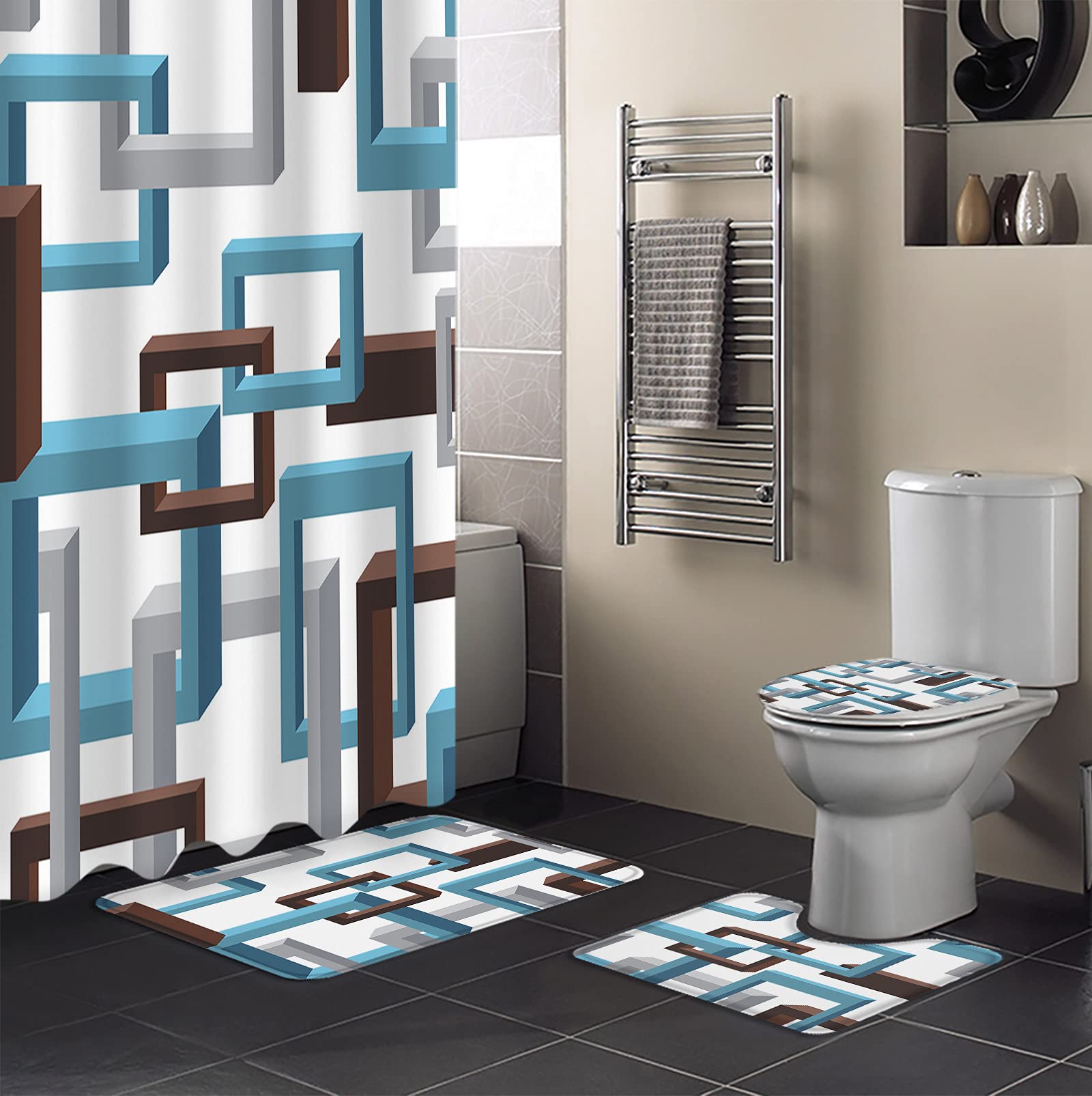 Blue And Brown Bathroom Designs