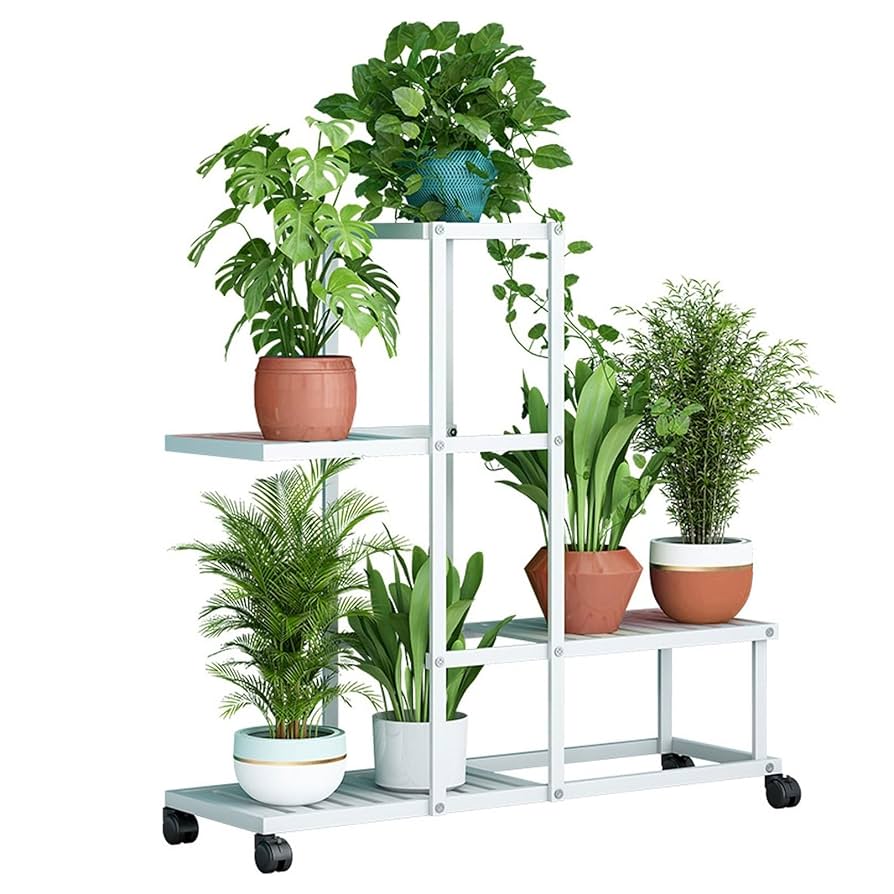 耐久性のある5段組立式ガーデンラック 耐荷重40㎏