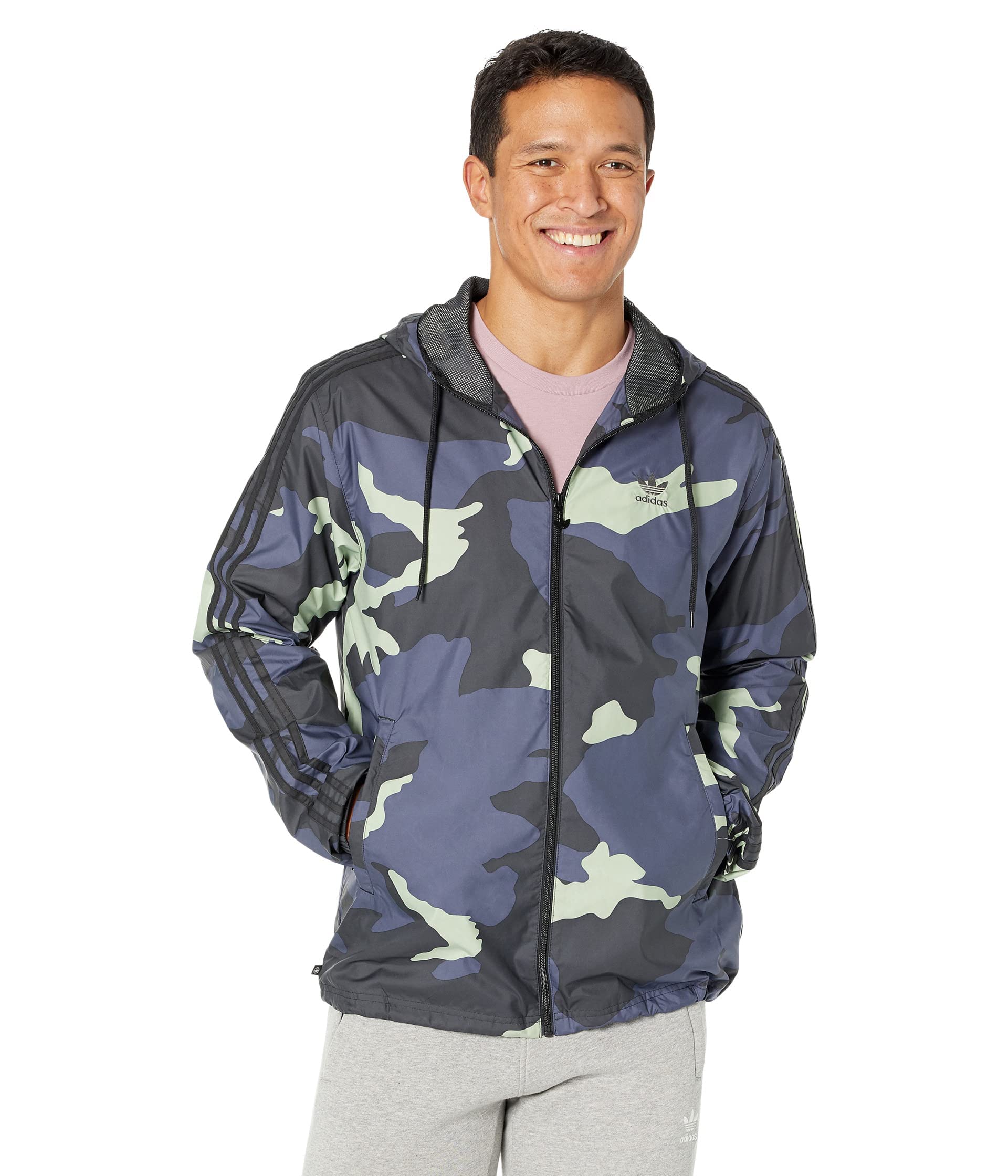Coupe-vent camouflage adidas Originals homme pour la ville et le sport