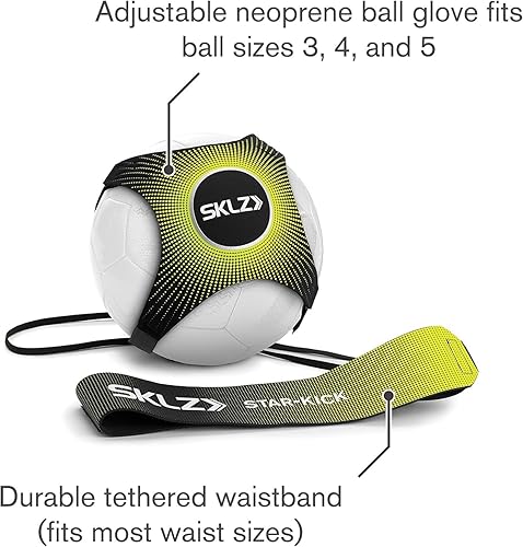 Miniatura 6 de Conjunto individual para entrenar de fútbol manos libres marca SKLZ Star-Kick. Apto para pelotas tamaño 3, 4 y 5