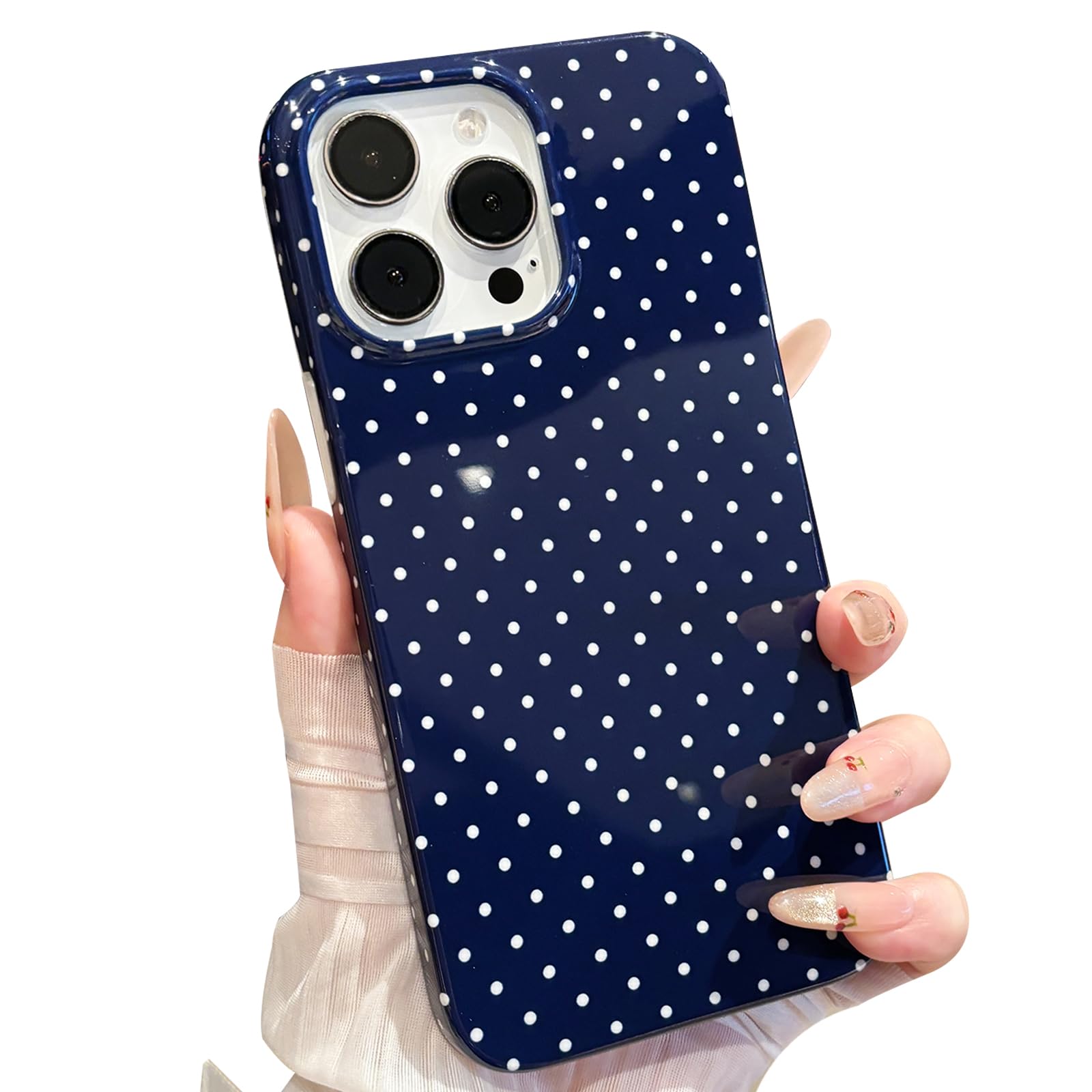 Jmltech for iPhone 13 Pro Max Case Polka Dot Phone Cases Aesthetic