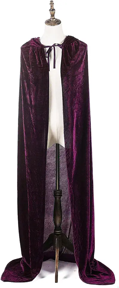 Trajes de Halloween Feminino, Masculino, Cosplay, Capa Longa, Vestido Fantasia para Dramatização