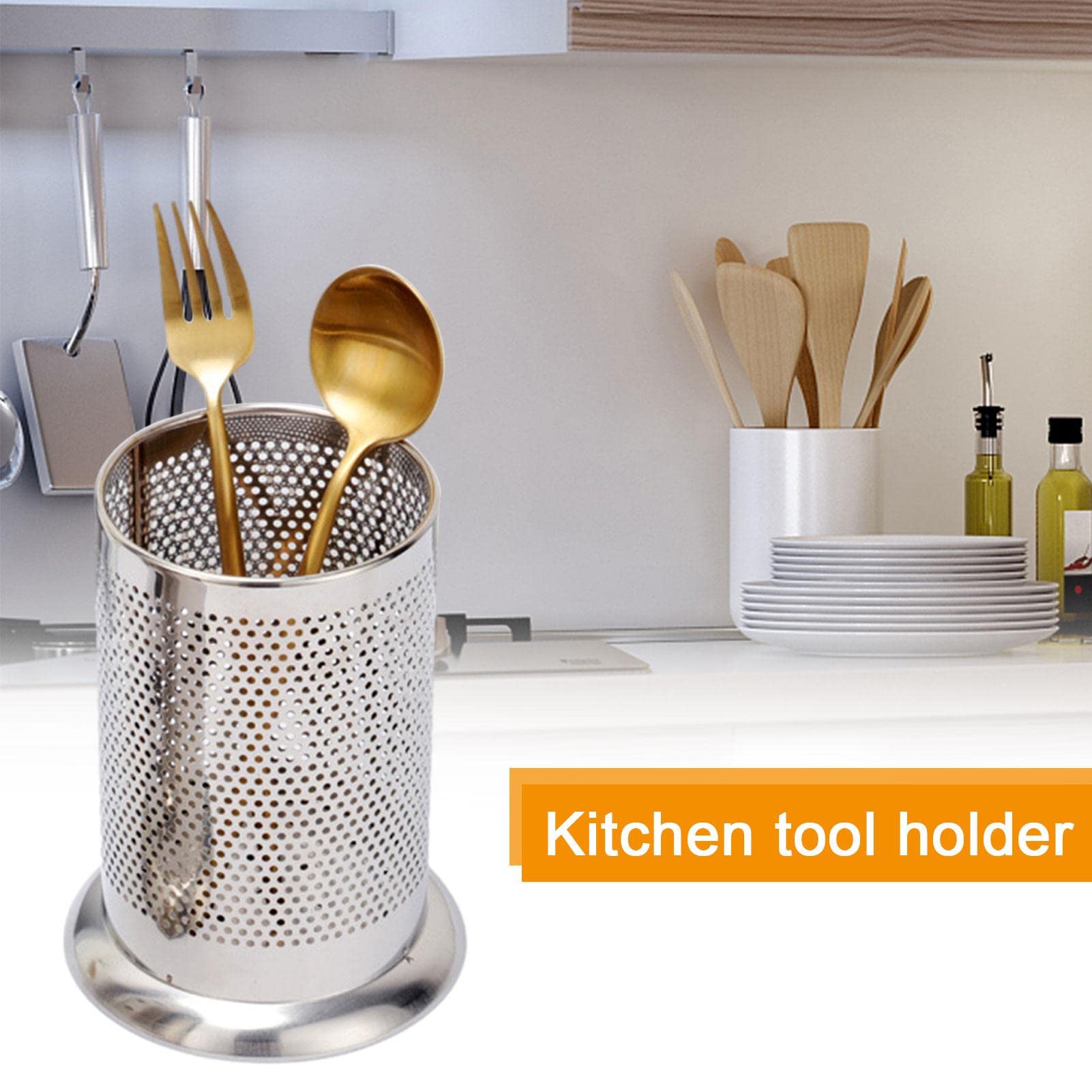 Porte-couverts En Acier Inoxydable - Égouttoir à Couverts Anti-rouille Pour Cuisine - Rangement Couverts Pratique