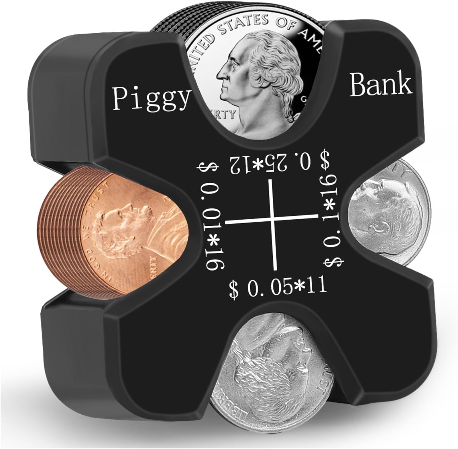 Coin Holders: Portable Coin Change Organizer With Universal Coin Storage for Car, Purse, Wallet