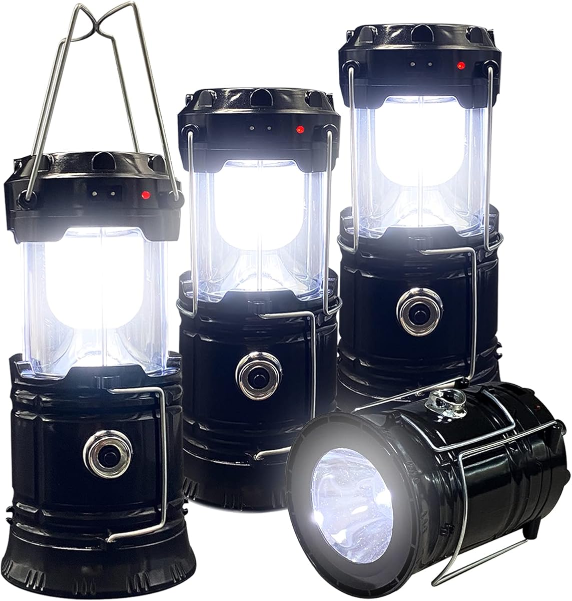 Collapsible Portable LED Camping Lantern XTAUTO Lightweight Waterproof Solar