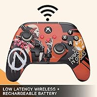 Vista 4 de PowerA Wireless Controller for Xbox Series X S - Borderlands SE, hall effect thumbsticks, low latency wireless, officially licensed, works with Xbox