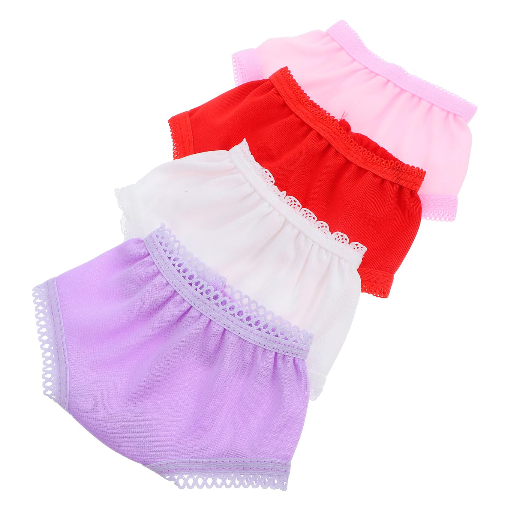 4pcs Doll Underpants Polyester Reusable Doll Panties for DIY Doll
