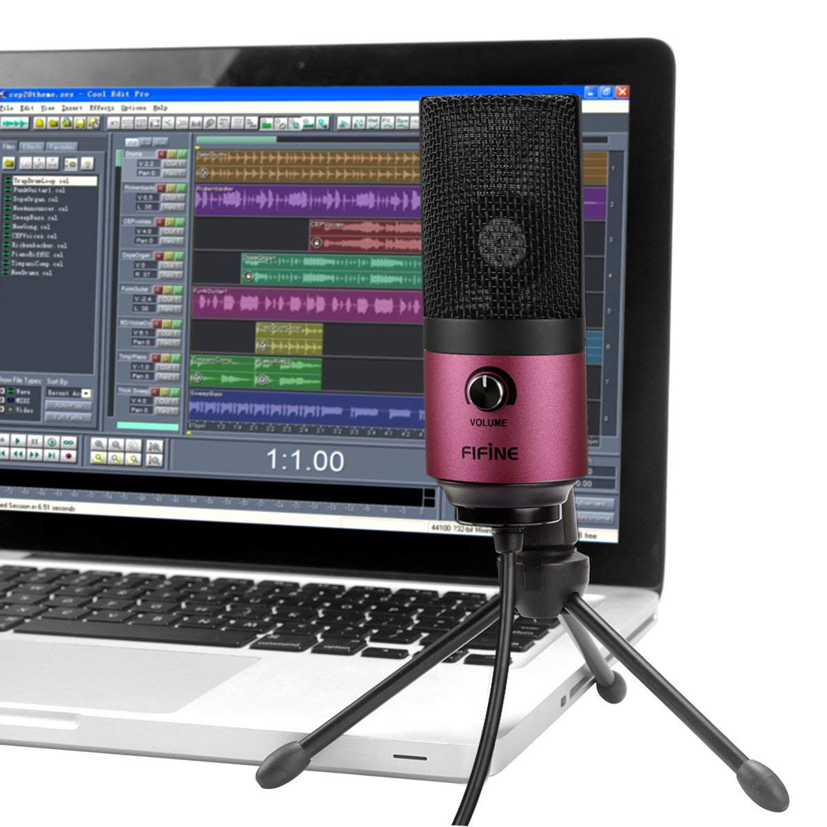 Snapklik.com : Fifine USB Microphone, PC Laptop Microphone, Condenser ...