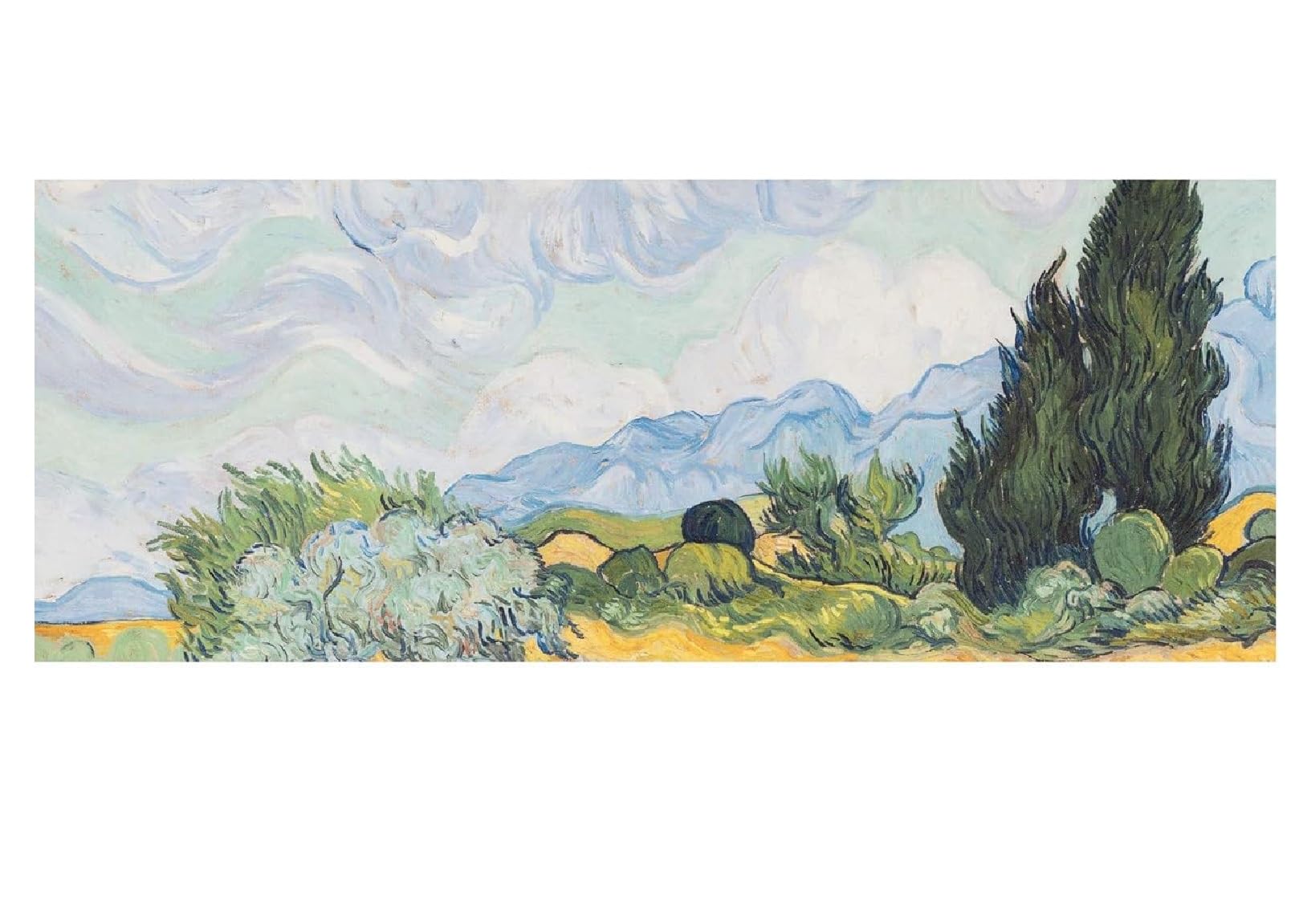 talans Van Gogh - Aquarelle Van Gogh 48 Demi-Godets set metal + 1 pinceaux et Crayon a Dessin