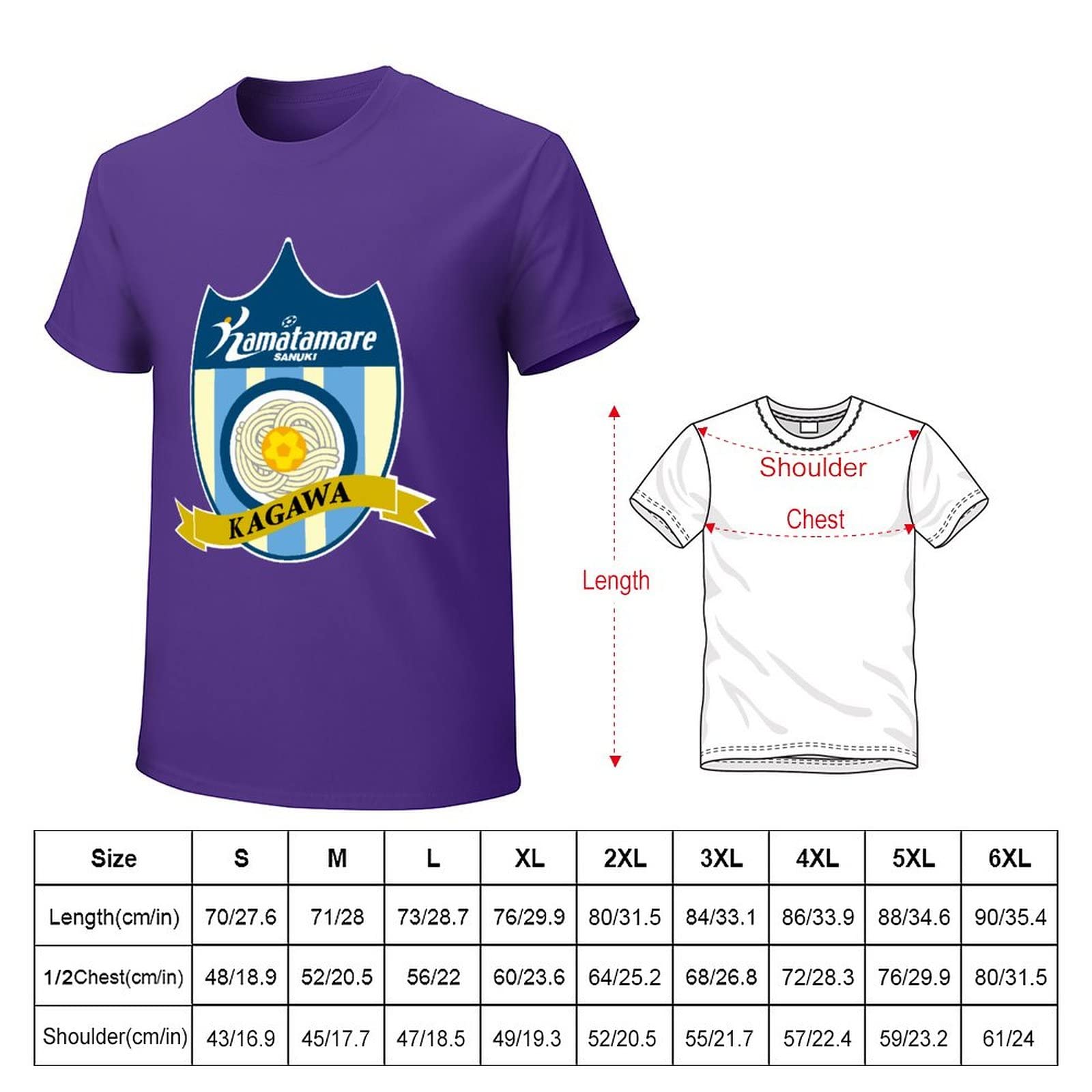 Amazon.co.jp: カマタマーレ讃岐 Tシャツ メンズ 半袖 コットン 男女