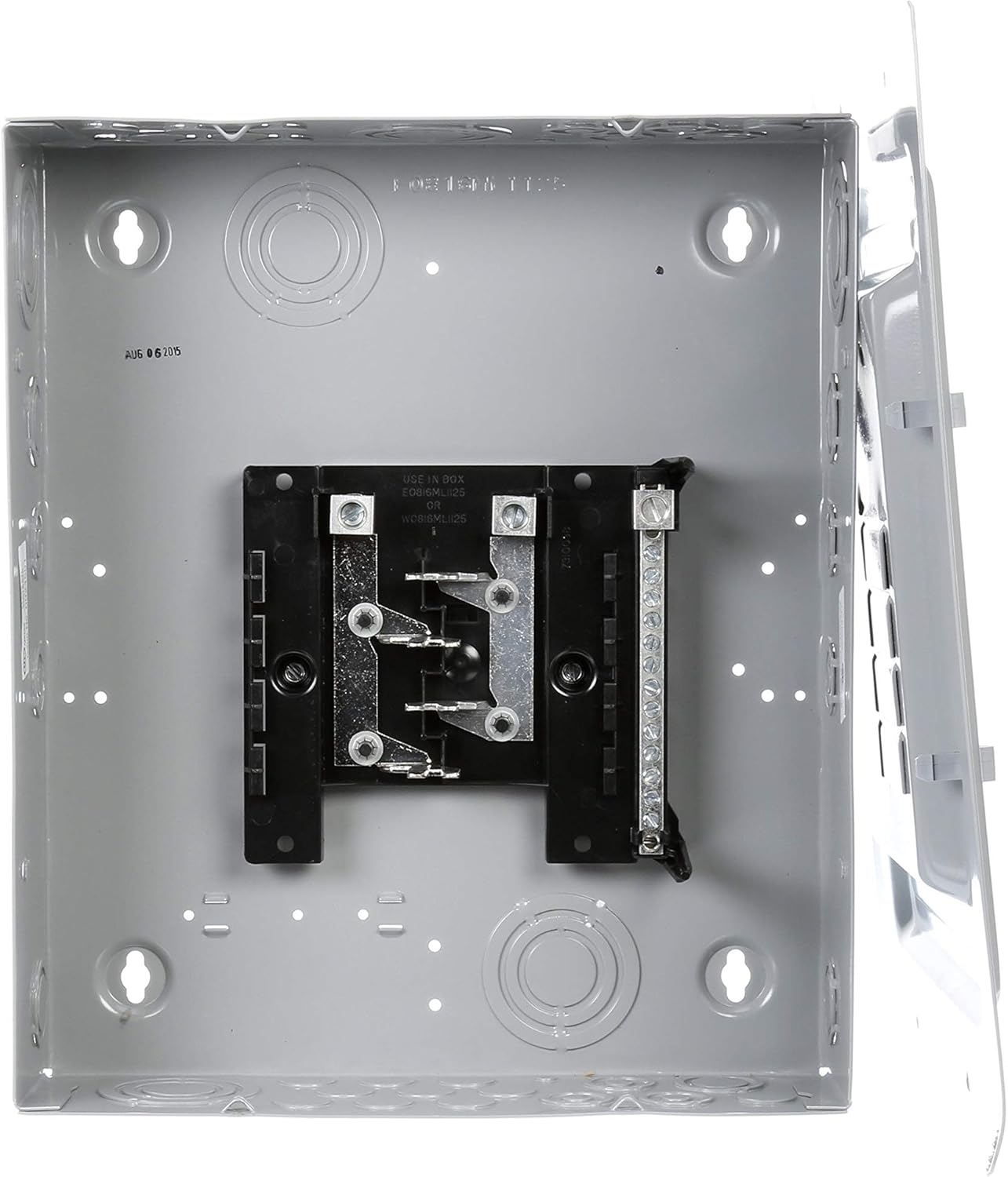 Siemens E0816ML1125F Flush Mount, 125 Amp, 8 Space, 16 Circuit, Load Center , Gray - - 