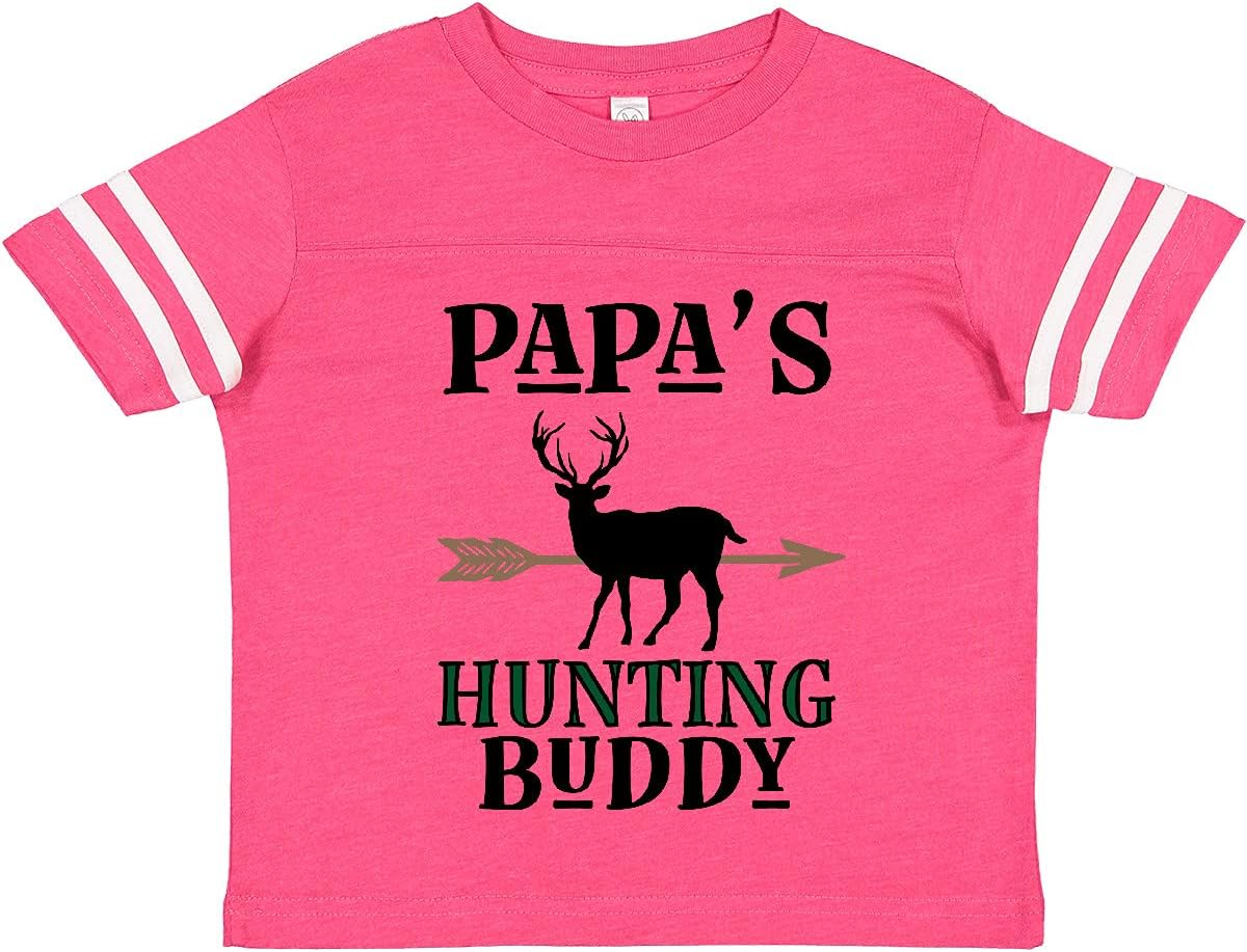 inktastic Papa Hunting Buddy Bow Hunter Outfit Toddler T-Shirt