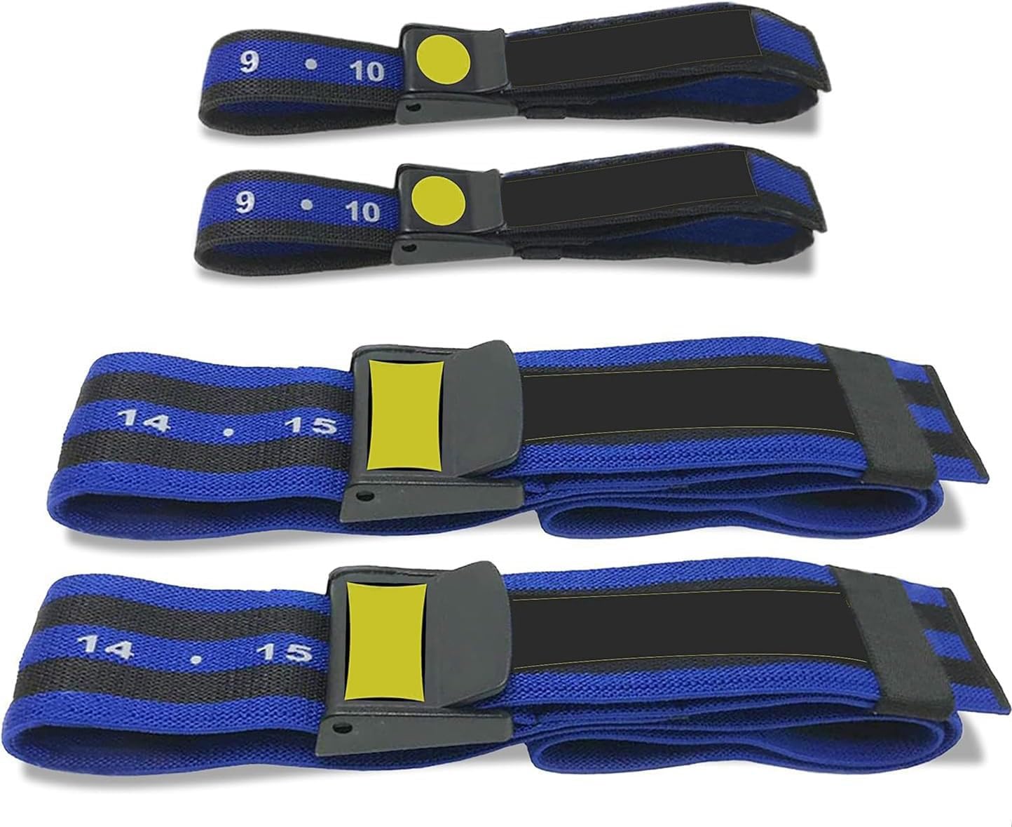 Bandas de restricción de flujo sanguíneo para brazos, piernas y glúteos, correas extra anchas de 2 pulgadas para entrenamiento de oclusión, correa elástica de liberación rápida, ideal para crecimiento